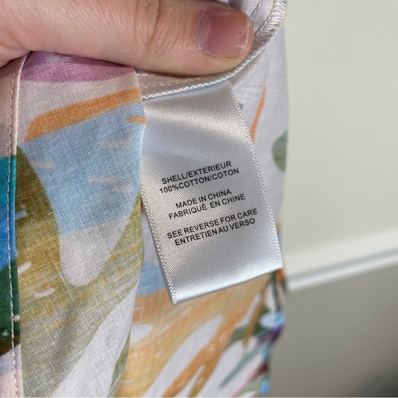 Milly Cabana Delilah Under The Sea Dress Rainbow Multi Cotton XS - Picture 9 of 10